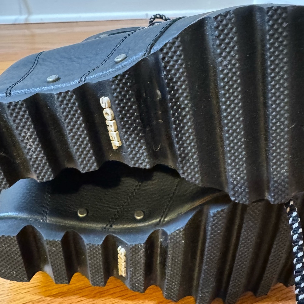 Sorel Lexie Wedge Tie Up Ankle Boots 7 - Picture 12 of 13